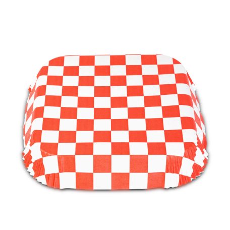 Air fryer sütőpapír - olaj nélküli sütőhöz - kockás, négyzet - 20 cm - 50 db / csomag