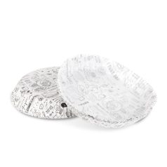   Air fryer sütőpapír - olaj nélküli sütőhöz - mintás, kör - 23 cm - 50 db / csomag