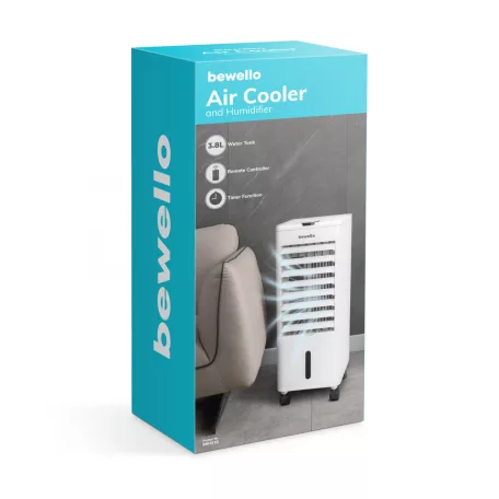 Mobil léghűtő ventilátor és párásító - 220-240V, 3.8 L