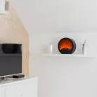 Kandalló LED-es lánghatással - elemes / hálózati - 35 x 12 x 38 cm