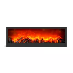  Kandalló LED-es lánghatással - elemes / USB-s - 60 x 10 x 20 cm
