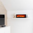 Kandalló LED-es lánghatással - elemes / USB-s - 60 x 10 x 20 cm