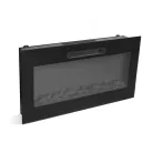 Elektromos beépíthető kandalló - hősugárzó + RGB LED - 91 x 15 x 48 cm