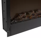 Elektromos beépíthető kandalló - hősugárzó + RGB LED - 91 x 15 x 48 cm