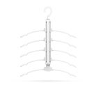 Helytakarékos rendszerező vállfa - 5 db akasztó