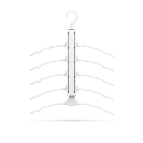 Helytakarékos rendszerező vállfa - 5 db akasztó