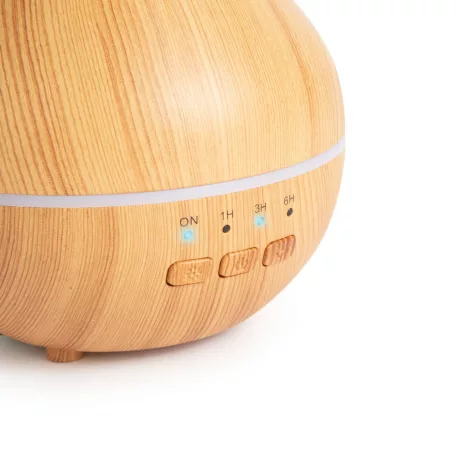 Fényterápiás aroma diffúzor - fahatású minta - 120 ml