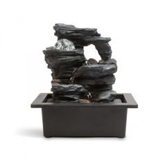   Csobogó - LED-del, üveggolyóval - 23 x 17,5 x 26 cm - 230 V