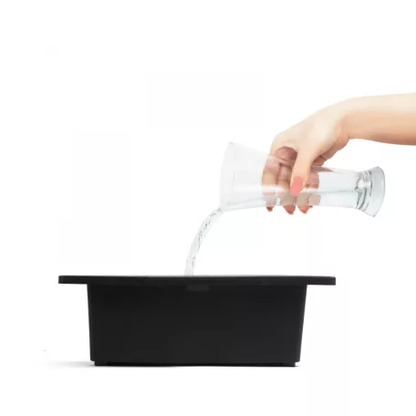 Csobogó - LED-del, üveggolyóval - 23 x 17,5 x 26 cm - 230 V