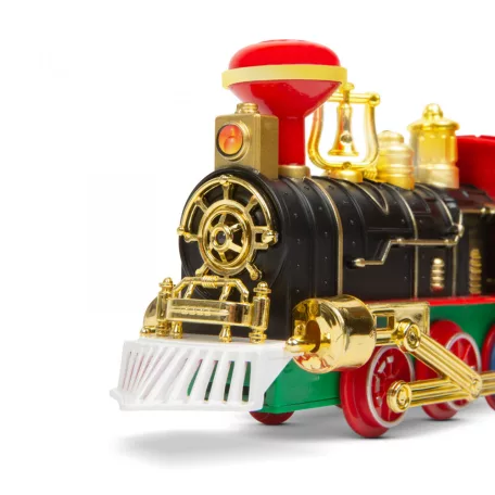 BEWELLO karácsonyi kisvasút, Karácsonyfa kisvasút - zenél, világít - elemes BW2042