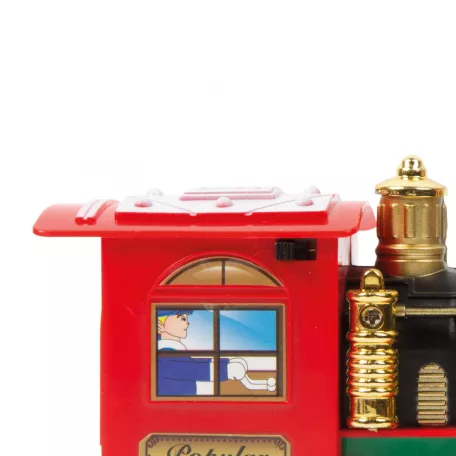 BEWELLO karácsonyi kisvasút, Karácsonyfa kisvasút - zenél, világít - elemes BW2042