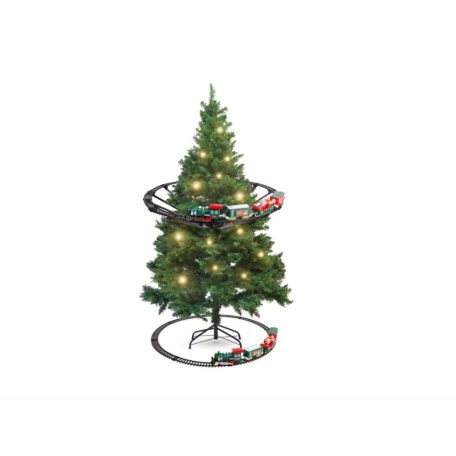 BEWELLO Karácsonyfa kisvasút - zenél, világít - elemes BW2042 