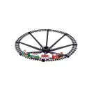 BEWELLO Karácsonyfa kisvasút - zenél, világít - elemes BW2042