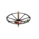 BEWELLO Karácsonyfa kisvasút - zenél, világít - elemes BW2042