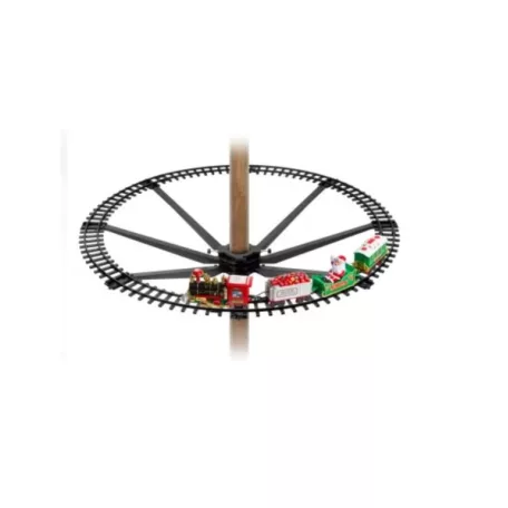 BEWELLO Karácsonyfa kisvasút - zenél, világít - elemes BW2042