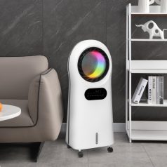   BEWELLO Bewello modern lline léghűtő és párásító ventilátor nagy teljesítményű 90w nagy hatásfok színterápiás hangulatfény RGB LED világítás BW2050