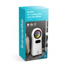 BEWELLO Bewello modern lline léghűtő és párásító ventilátor nagy teljesítményű 90w nagy hatásfok színterápiás hangulatfény RGB LED világítás BW2050