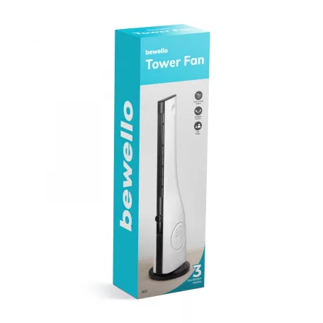Oszlopventilátor - 220-240V, 50 W - fehér