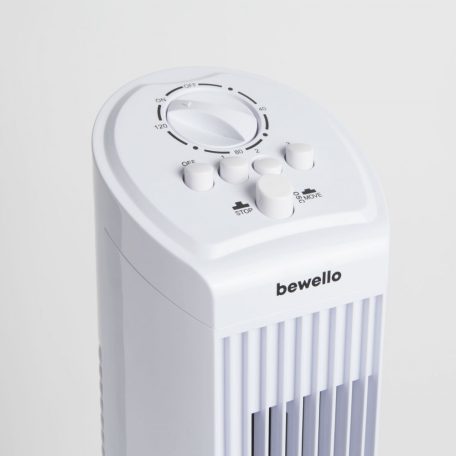 Bewello oszlopventilátor 77cm Időzíthető álló ventilátor 45w bw2053bk toronyventilátor Oszlopventilátor - 220-240V, 45 W - fehér
