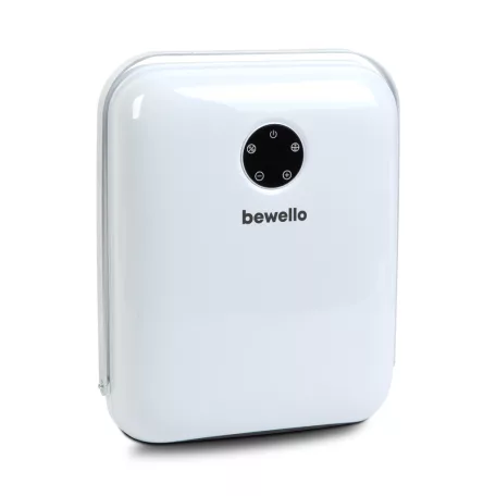 Bewello fürdőszobai fűtőtest, Fali hősugárzó törölközőtartóval - 800/2000W - 240V - fehér fürdőszobai hősugárzó