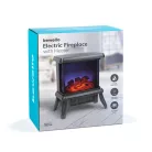 Elektromos kandalló - 180° - hősugárzó + LED - 36 x 21,5 x 36 cm