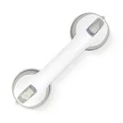 Fürdőszobai kapaszkodó - tapadókorongos - műanyag - fehér - 30 cm