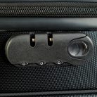 3 részes merevfalú bőrönd szett - fekete - 2x nagy, 1x kicsi (76+72+55cm) ABS++