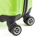 3 részes merevfalú bőrönd szett - zöld - 2x nagy, 1x kicsi (76+72+55cm) ABS++