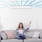 Bewello Légterelő műanyag klímához - 57-105 cm bw4007 belső levegő áramlásmódosító, klíma légterelő bw 4007