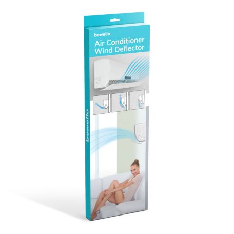 Bewello Légterelő műanyag klímához - 57-105 cm bw4007 belső levegő áramlásmódosító, klíma légterelő bw 4007