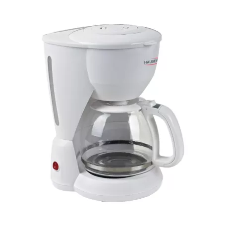 HAUSER C-915W kávéfőző, max. 1000 W, 12 csésze kapacitás, tartós filter, üvegkancsó, fehér színű