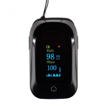 Home C101A2 pulzoximéter, oxigénszaturáció (SpO2) és pulzus mérése, ujjra csíptethető, SpO2: 70 % - 99 %, pulzus: 30 – 240,