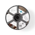 Hangszóró kábel | 2x 0.75 mm² | Réz | 100.0 m | Kerek | PVC | Fehér | Tekercsben