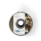 Hangszóró kábel | 2 x 1.50 mm² | Réz | 25.0 m | Kerek | PVC | Átlátszó | Tekercsben