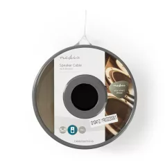   Hangszóró kábel | 2 x 2.50 mm² | Réz | 15.0 m | Kerek | PVC | Átlátszó | Tekercsben