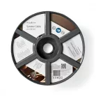 Hangszóró kábel | 2x 2.50 mm² | Réz | 100.0 m | Kerek | PVC | Fehér | Tekercsben