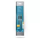 Sztereó audiokábel | 3.5 mm Dugasz | 3.5 mm Dugasz | Aranyozott | 2.00 m | Kerek | Antracit | Doboz