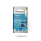 Sztereó audiokábel | 3.5 mm Dugasz | 2 db 3.5 mm-es Aljzat | Aranyozott | 0.20 m | Kerek | Antracit | Doboz