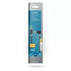 Sztereó audiokábel | 3.5 mm Dugasz | 3.5 mm Dugasz | Aranyozott | 0.50 m | Kerek | Antracit | Doboz