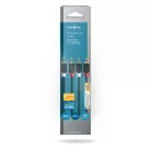 Sztereó audiokábel | 2x RCA Dugasz | 2x RCA Dugasz | Aranyozott | 2.00 m | Kerek | Antracit | Doboz