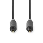 Optikai Audió Kábel | TosLink Dugasz | TosLink Dugasz | 3.00 m | Kerek | PVC | Antracit | Doboz