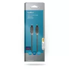 Optikai Audió Kábel | TosLink Dugasz | TosLink Dugasz | 3.00 m | Kerek | PVC | Antracit | Doboz