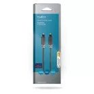 Optikai Audió Kábel | TosLink Dugasz | TosLink Dugasz | 5.00 m | Kerek | PVC | Antracit | Doboz