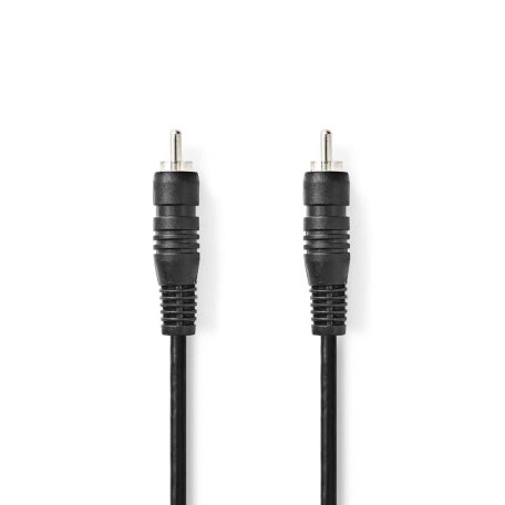 Digitális Audio Kábel | RCA Dugasz | RCA Dugasz | Nikkelezett | 2.00 m | Kerek | PVC | Fekete | Doboz