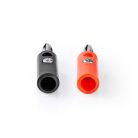 Banán csatlakozó | Egyenes | Dugasz | Nikkelezett | Csavar | Bemenő kábel átmérő: 4.5 mm | PVC | Fekete / Piros | 4 db | Doboz