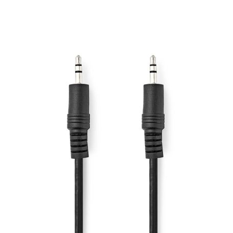 Sztereó audiokábel | 3.5 mm Dugasz | 3.5 mm Dugasz | Nikkelezett | 3.00 m | Kerek | Fekete | Label