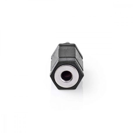 Sztereó audio adapter | 2.5 mm Dugasz | 3.5 mm Aljzat | Nikkelezett | Egyenes | ABS | Fekete | 10 db | Műanyag Zacskó