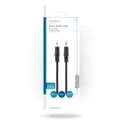 Sztereó audiokábel | 3.5 mm Dugasz | 3.5 mm Dugasz | Nikkelezett | 10.0 m | Kerek | Fekete | Boríték