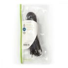 Digitális Audio Kábel | RCA Dugasz | RCA Dugasz | Nikkelezett | 2.00 m | Kerek | PVC | Fekete | Boríték