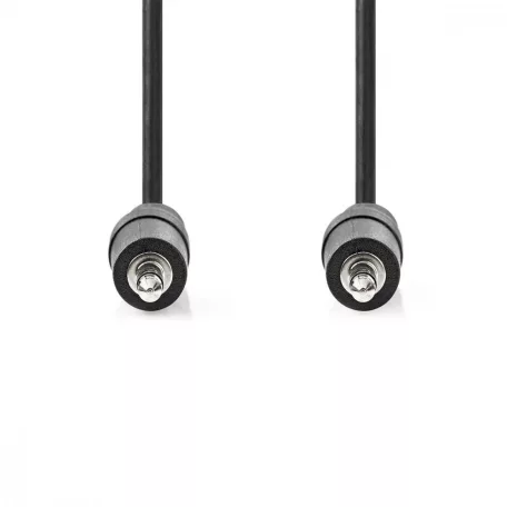 Sztereó audiokábel | 3.5 mm Dugasz | 3.5 mm Dugasz | Nikkelezett | 1.50 m | Kerek | Fekete | Papírfüles